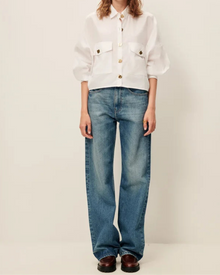  SESSUN // Bluse Balanca Optical White