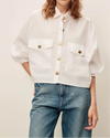 SESSUN // Bluse Balanca Optical White
