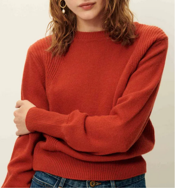 SESSUN // Pullover Baysilte Red Amarante