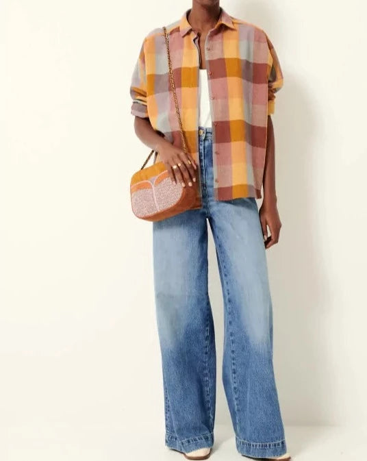 SESSUN // Bluse Deliwool Orchid Mix
