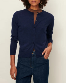  SESSUN  // Cardigan Diga Indigo Blue