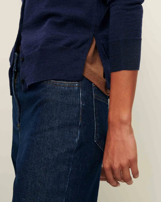 SESSUN  // Cardigan Diga Indigo Blue