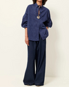 SESSUN // Hemd Fontania Blazer Blue