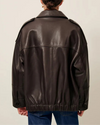 SESSUN // Lederjacke Harriboyd Coffee