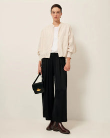  SESSUN // Hemd Cadaques Milkyblack