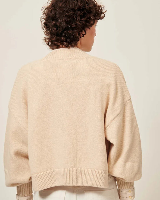 SESSUN  // Cardigan Rossato Fleur de Sel