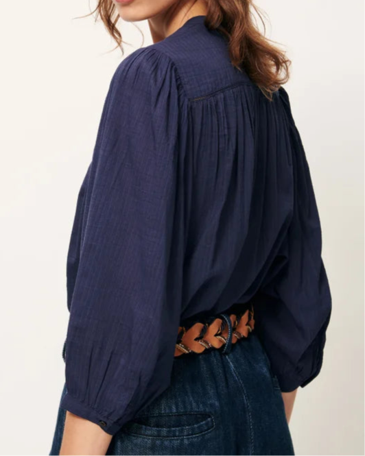 SESSUN // Bluse Savi Indigo