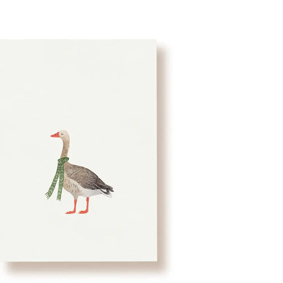 tucán y limón // Postkarte Gans mit Schal