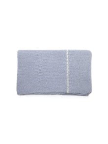  Tales by Solid // Schal Baby Alpaca Grey Blue/Natural White