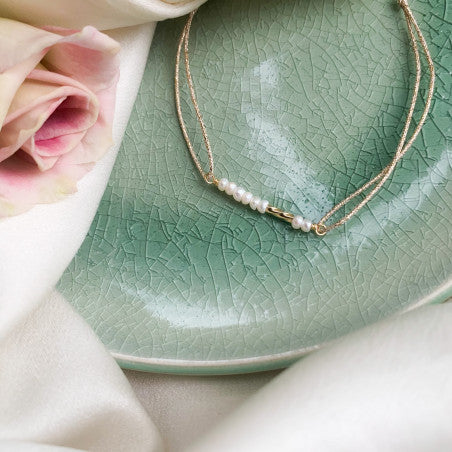 Sophie Deschamps Bijoux // Armband Bora Bora Perle d'eau douce