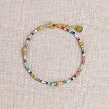  Cleias // Armband Tiya Acier/Perles Multico