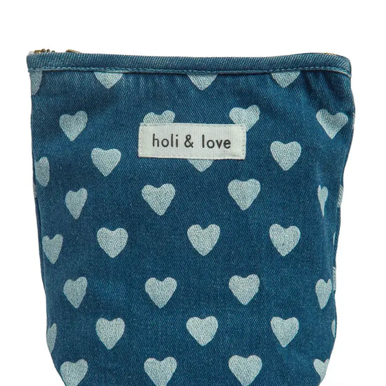Holi and Love // Petite Trousse Heart denim