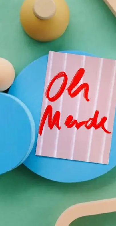 Hej.Ibiza // Postkarte Oh Merde