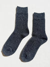 Le Bon Shoppe // Socks Cachemire Pointelle Charbon