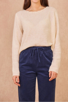  Calie Paris // Strickjacke Marion Réversible Ecru