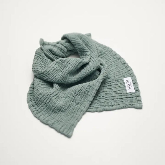Wayda // Tuch Small 70x70 Green Salvia