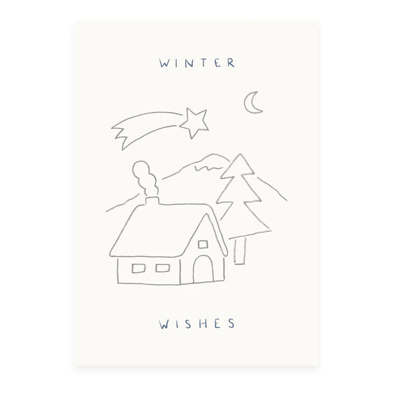 Melt Atelier // Postkarte Winter Wishes
