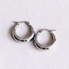  Bazou // Creolen 1,9cm Breit Silber