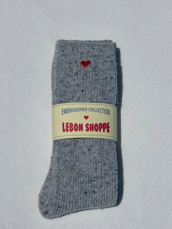 Le Bon Shoppe // Snow Socks Cookies et Crème x Coeur