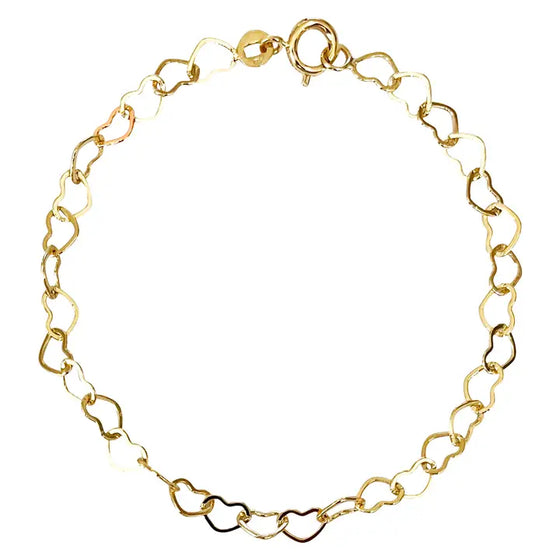 Sophie Deschamps Bijoux // Armband Aleth Herzen Gold