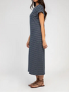 An'ge // Kleid Enoha Stripes Marine