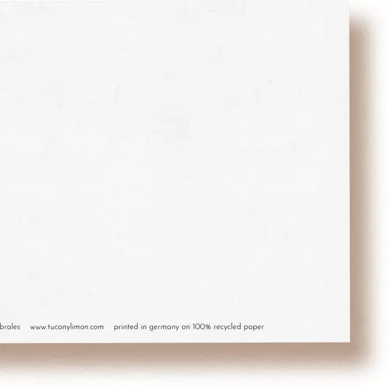 tucán y limón // Postkarte Oh Tannenbaum