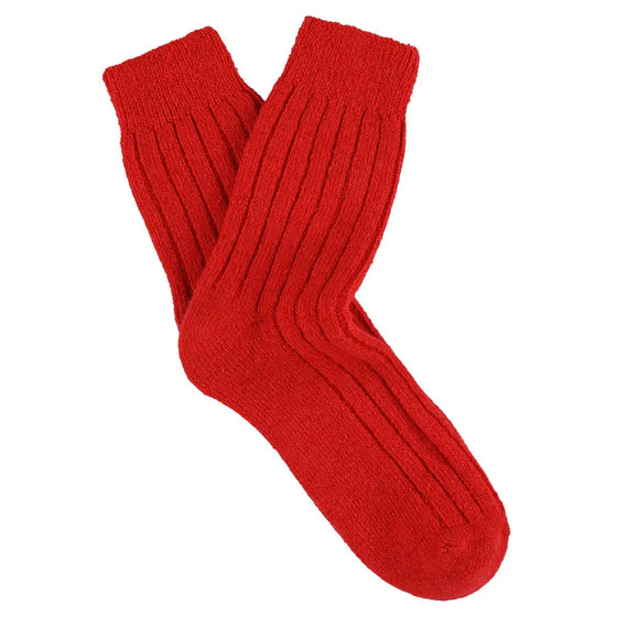 ESCUYER // Socken Cashmere Wolle Rouge