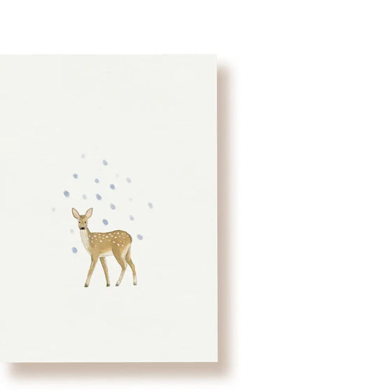 tucán y limón // Postkarte Reh im Schnee