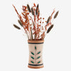 Madame Stoltz // Vase Terracotta Handbemalt 7,5x13cm