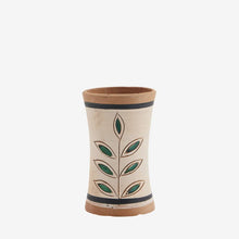  Madame Stoltz // Vase Terracotta Handbemalt 7,5x13cm