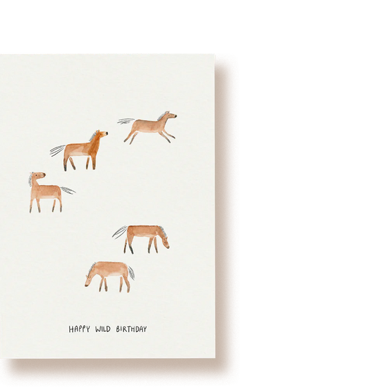 tucán y limón // Postkarte Happy Wild Birthday