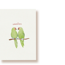  tucán y limón // Postkarte Lovebirds