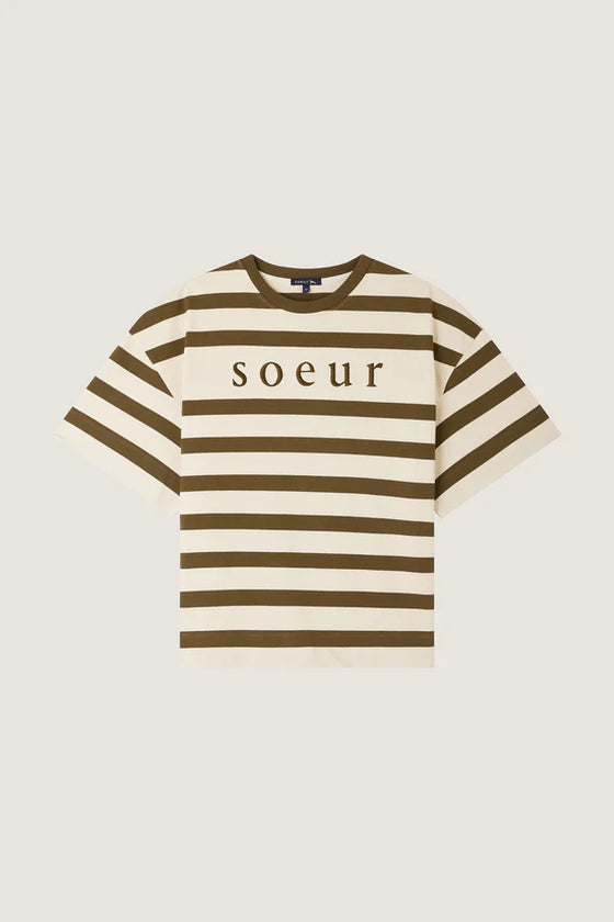 Soeur // Shirt Adam Ecru / Kaki