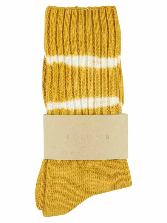ESCUYER // Socken Tie Dye Mustard