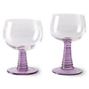 HKliving // Weinglas Swirl High Purple