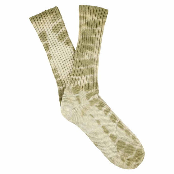 ESCUYER // Socken Tie Dye Ecru/Gold
