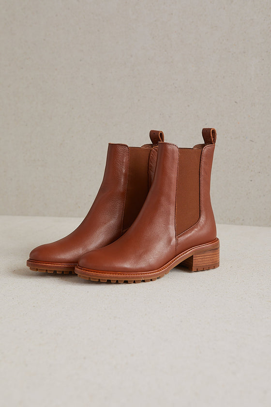 SESSUN // Stiefelette Pierce Natural