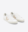 VEJA // Sneaker Campo Chromefree Extra-White Almond