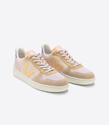  VEJA  // Sneaker V-10 Suede Multico Peach