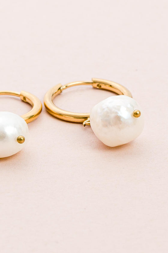 Cleias // Ohrringe Perle 1,5 cm
