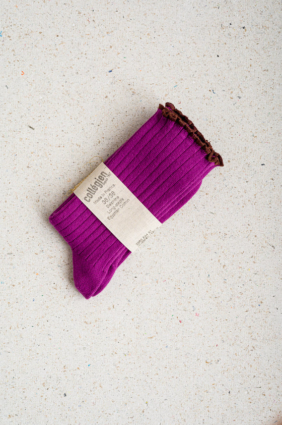 Collegien // Socken Delphine Cyclamen