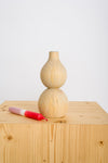 Urban Nature Culture // Candle Holder Wood Bulb