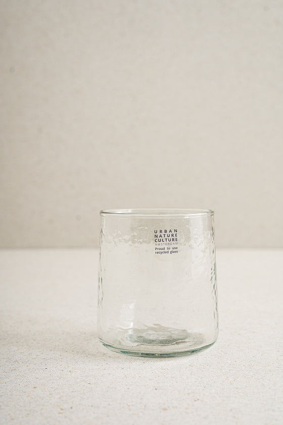 Urban Nature Culture  // Wasserglas gehämmert transparent