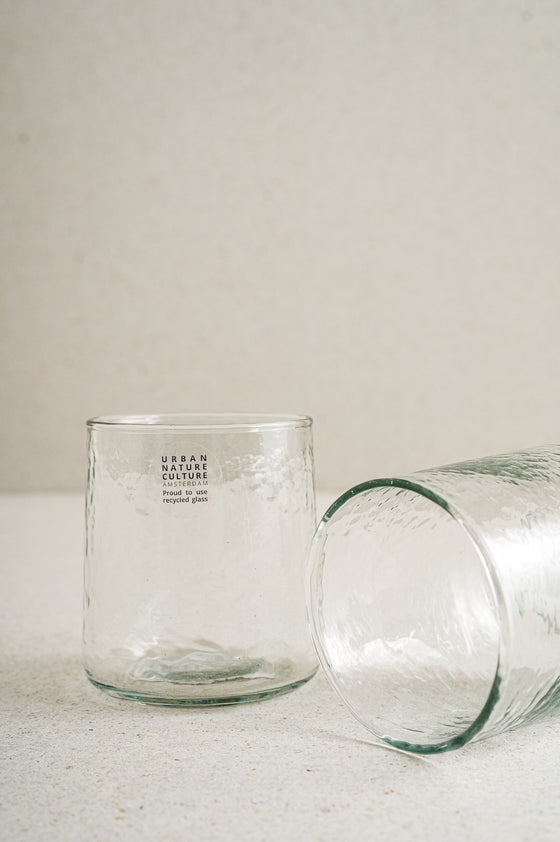 Urban Nature Culture  // Wasserglas gehämmert transparent